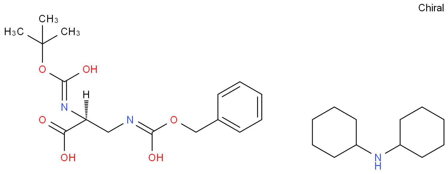 叔丁氧甲酰基-3-(Z-氨基)-L-丙氨酸(二环己胺)盐