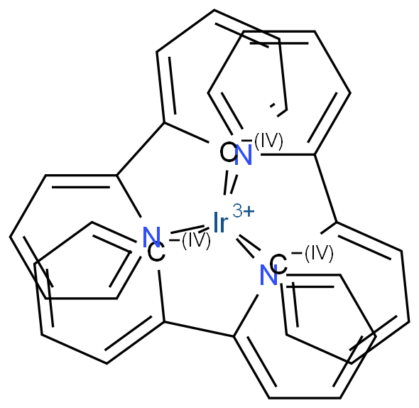 fac-Ir(2-phenylpyridyl)3