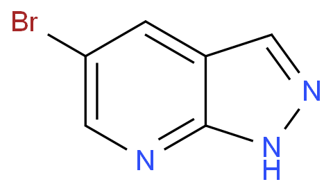 5-溴-1H-吡唑并[3,4-b]吡啶化学结构式