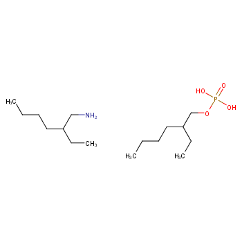 Phosphoric acid, 2-ethylhexyl ester, compd. with 2-ethyl-1-hexanamine