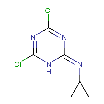 2-环丙胺基-4,6-二氯均三嗪