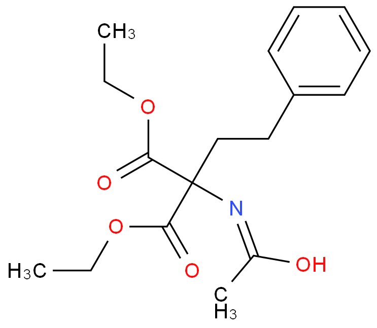 diethyl 2-acetamido-2-(2-phenylethyl)propanedioate