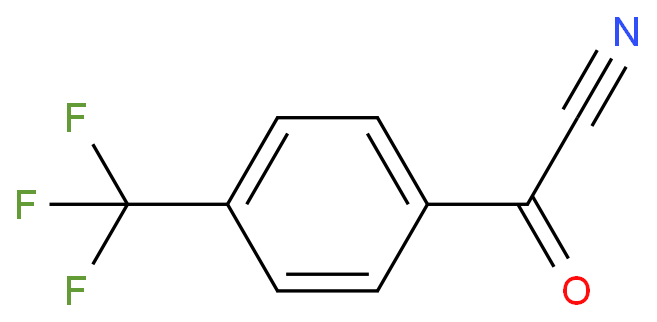氧代-(4-三氟甲基-苯基-乙氰化学结构式