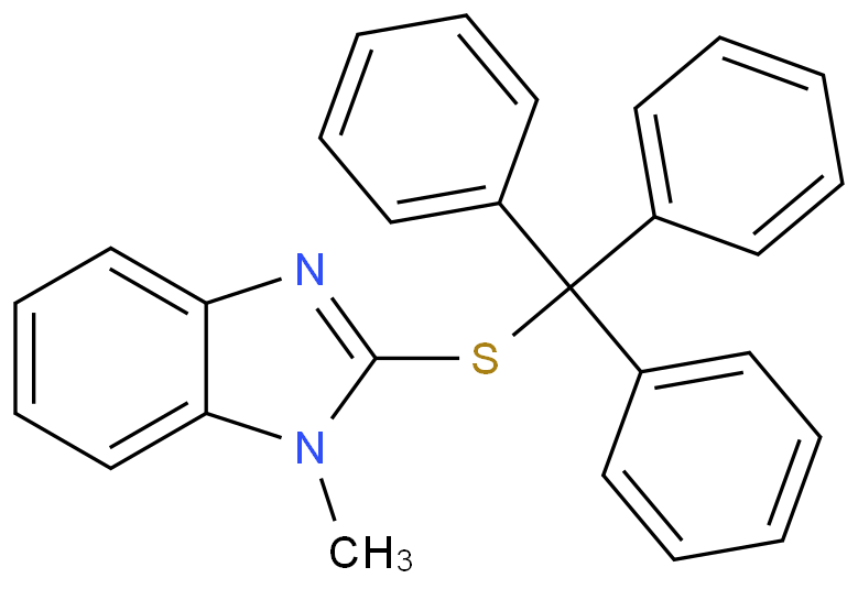 1-Methyl-2-tritylsulfanyl-1H-benzoimidazole