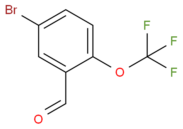 5-溴-2-(三氟甲氧基)苯甲醛化学结构式
