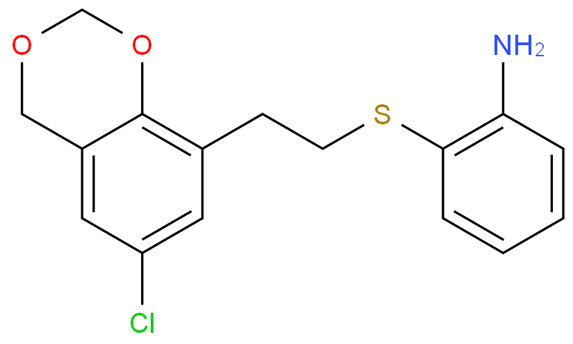 2-((2-(6-chloro-4H-benzo[d][1,3]dioxin-8-yl)ethyl)thio)aniline
