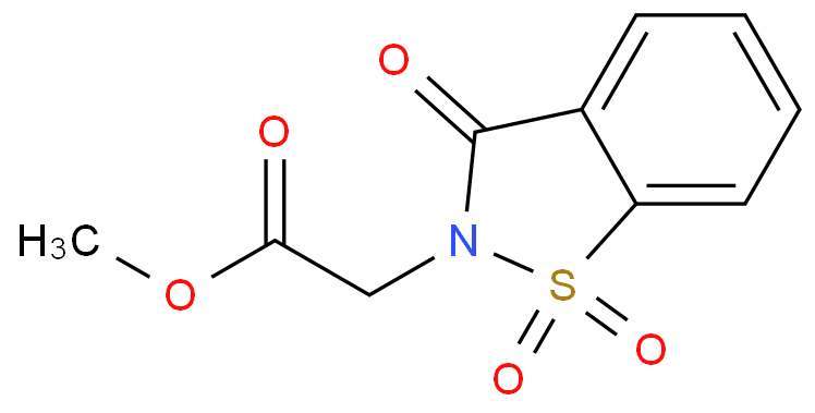 methyl 3-oxo1,2-benzisothiazole-2(3H)-acetate 1,1-dioxide