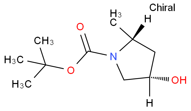(2R, 4S)-4-羟基-2-甲基-吡咯烷-1-甲酸叔丁酯