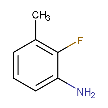 2-氟-3-甲基苯胺化学结构式