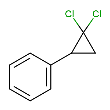 (2,2-二氯环丙基)苯化学结构式