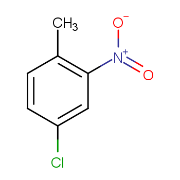 4-氯-2-硝基甲苯化学结构式
