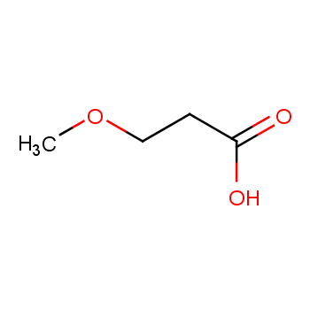 3-甲氧基丙酸化学结构式