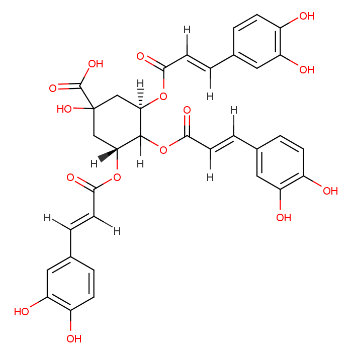 (3R,5R)-3,4,5-tris[[(E)-3-(3,4-dihydroxyphenyl)prop-2-enoyl]oxy]-1-hydroxycyclohexane-1-carboxylic acid