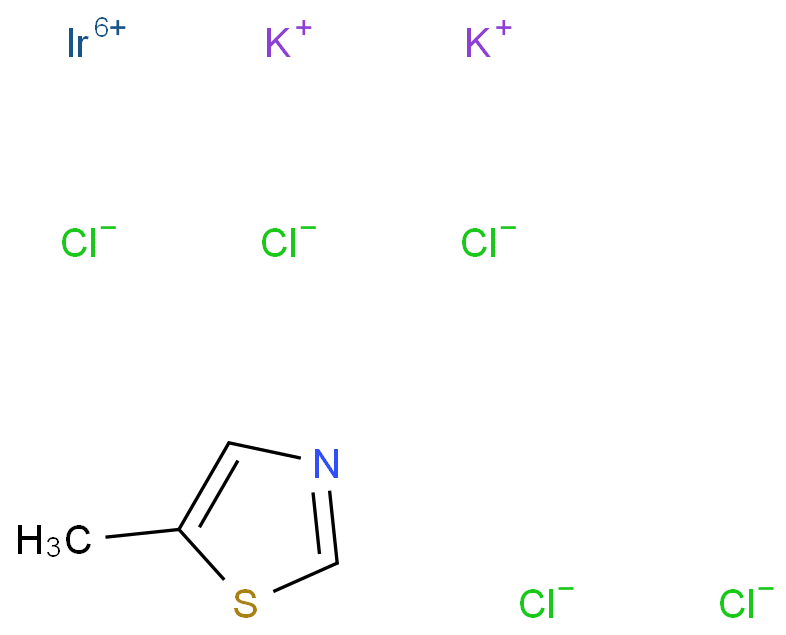五氯-5-甲基噻唑-铱酸二钾盐