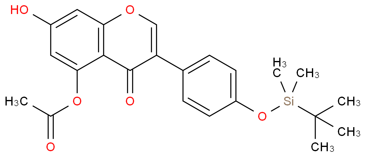 5-O-Acetyl-4'-O-tert-butyldiMethylsilyl Genistein