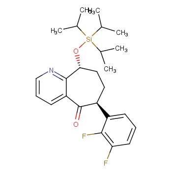 (6S,9R)-6-(2,3-difluorophenyl)-9-(triisopropylsilyloxy)-6,7,8,9-tetrahyrdocyclohepta[b]pyridine-5-one
