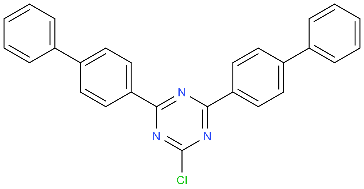 2, 4-双(4-联苯基) -6-氯-1,3,5-三嗪