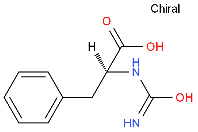 α-uramido-β-phenylpropionic acid