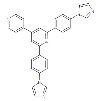 2,6-双(4-(1H-咪唑-1-基)苯基)-4,4'-联吡啶CAS号2089602-60-6