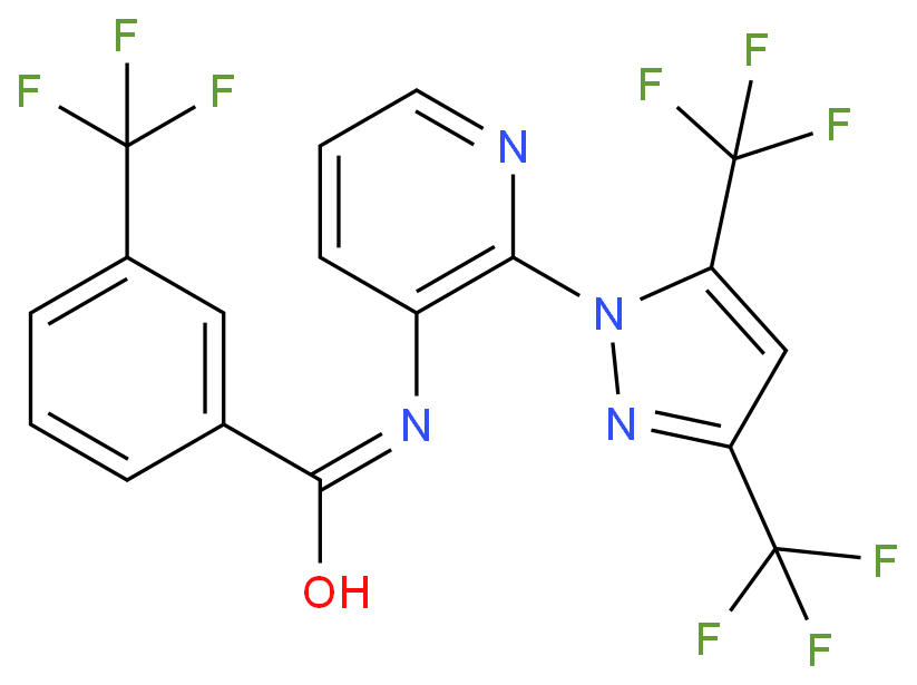 N-(2-[3,5-BIS(TRIFLUOROMETHYL)-1H-PYRAZOL-1-YL]-3-PYRIDINYL)-3-(TRIFLUOROMETHYL)BENZENECARBOXAMIDE
