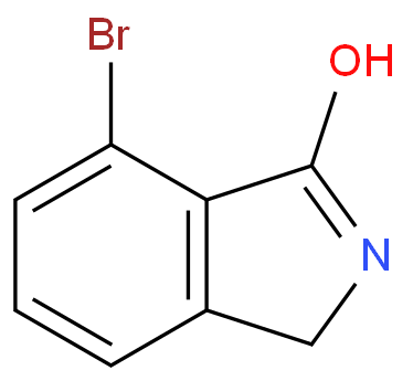 7-溴-2,3-二氢-异吲哚-1-酮化学结构式