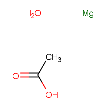 四水醋酸镁化学结构式
