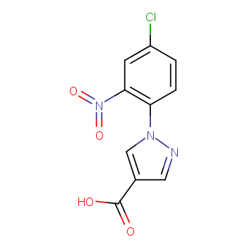 1-(4-Chloro-2-nitrophenyl)-1H-pyrazole-4-carboxylic acid