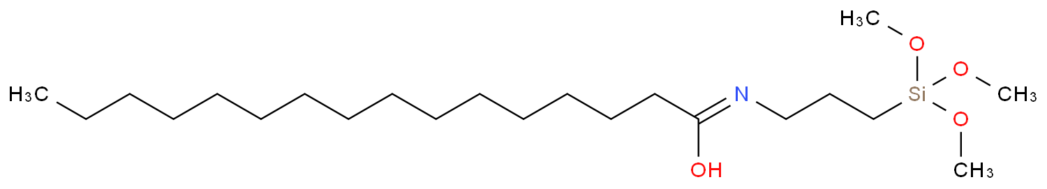 N-(3-trimethoxysilylpropyl)hexadecanamide