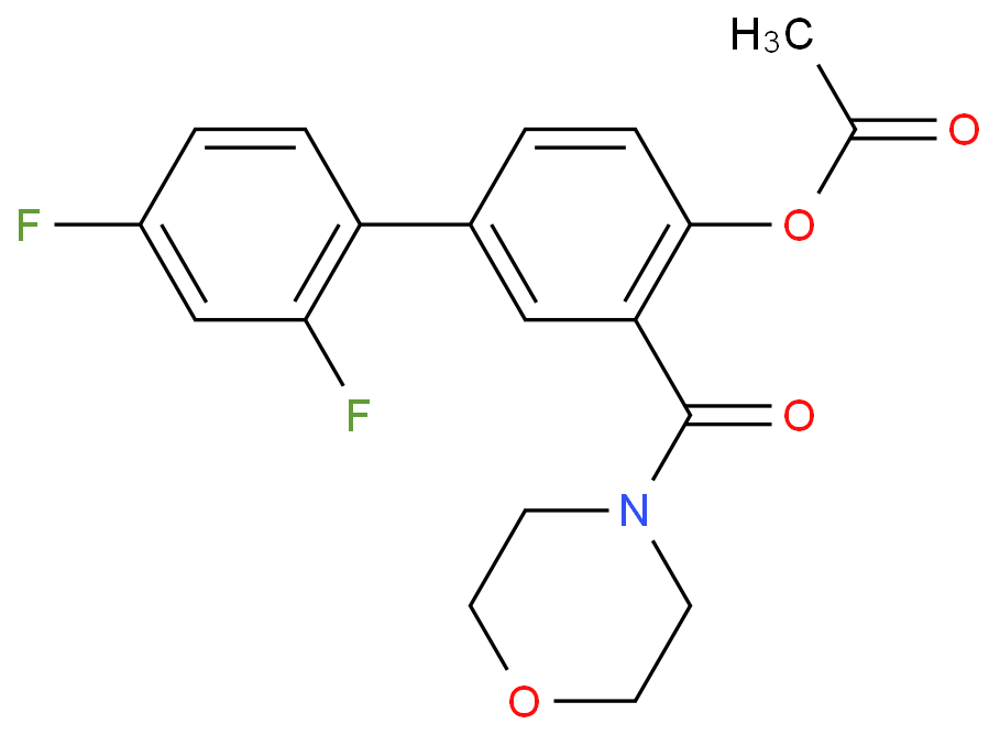 2,4-二氟-3-(吗啉-4-羰基)联苯-4-乙酸