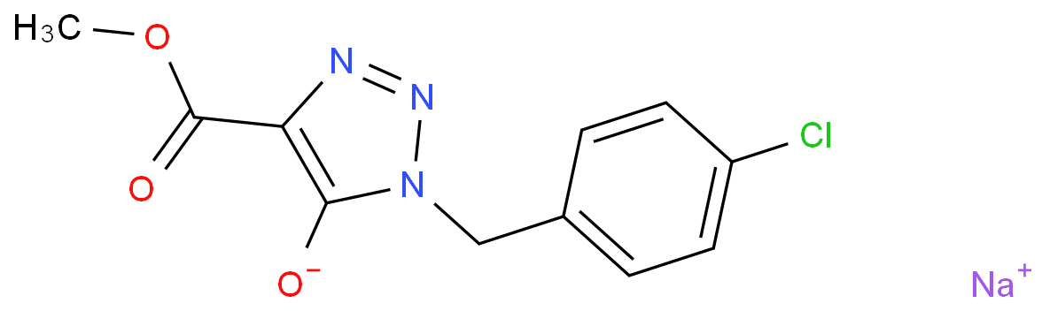 Sodium 1-(4-chlorobenzyl)-4-(methoxycarbonyl)-1H-1,2,3-triazol-5-olate