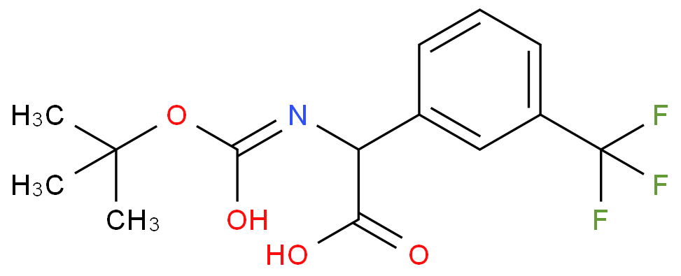 [Perfemiker]N-Boc-3-三氟甲基-DL-苯甘氨酸,97%
