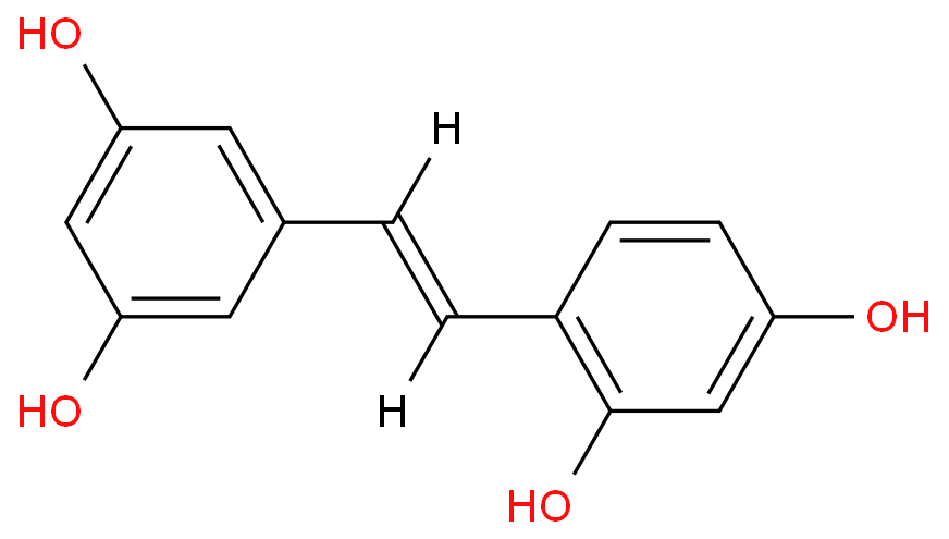 氧化白藜芦醇化学结构式