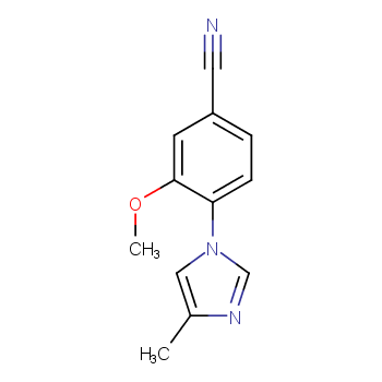 3-甲氧基-4-(4-甲基-1H-咪唑-1-基)苄腈