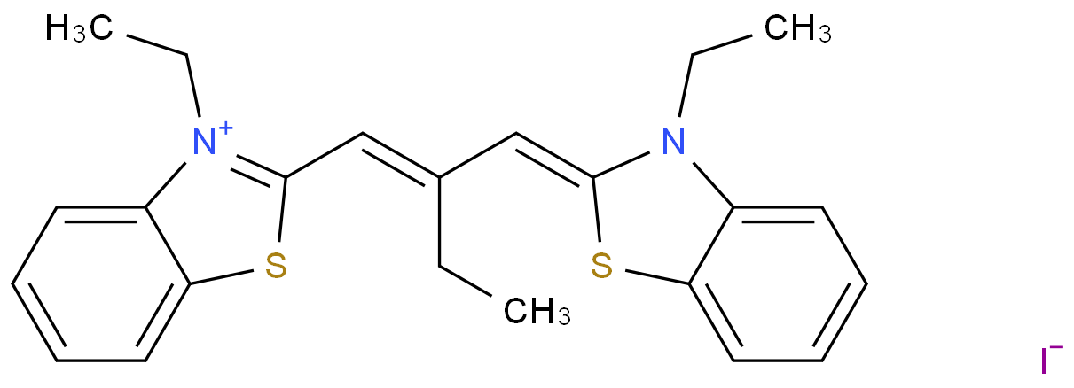 3-ethyl-2-[2-[(3-ethyl-1,3-benzothiazol-3-ium-2-yl)methylidene]butylidene]-1,3-benzothiazole,iodide