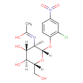 N-[(2S,3R,4R,5S,6R)-2-(2-chloro-4-nitrophenoxy)-4,5-dihydroxy-6-(hydroxymethyl)oxan-3-yl]acetamide