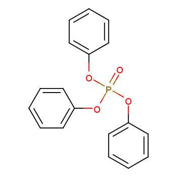 Triphenyl phosphate structure