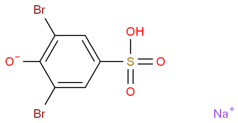 sodium 3,5-dibromo-4-hydroxybenzenesulphonate