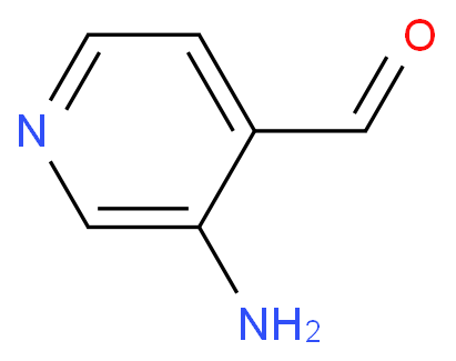 3-氨基吡啶-4-醛化学结构式