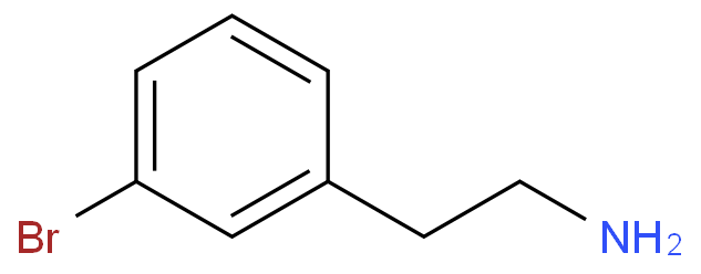3-溴苯乙胺化学结构式