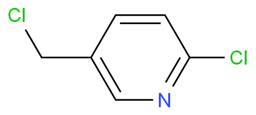 2-Chloro-5-chloromethylpyridine structure