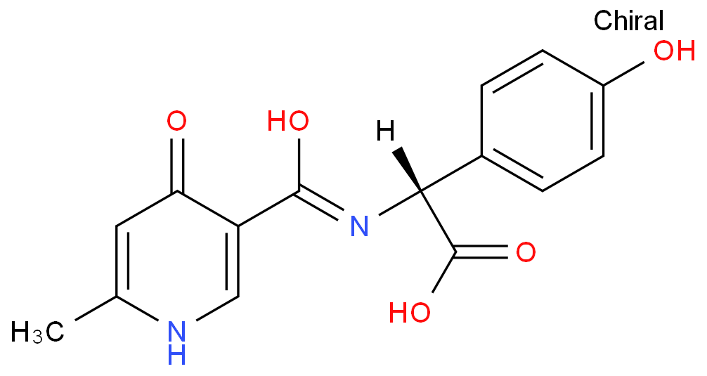 D-α-(6-甲基-4-羥基煙酰胺)-p-羥基苯基乙酸