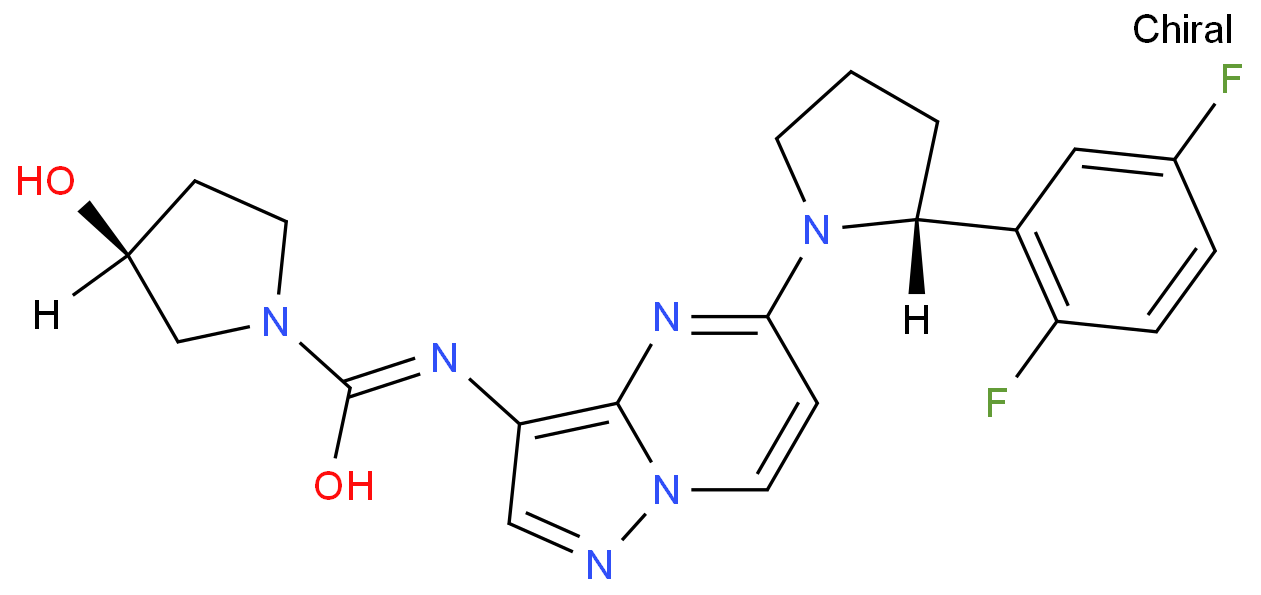 拉罗替尼化学结构式