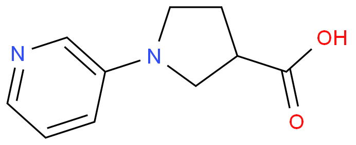 1-(吡啶-3-基)吡咯烷-3-羧酸 产品图片
