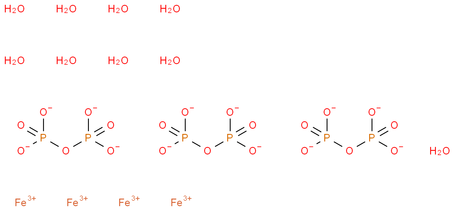 焦磷酸铁(III)九水合物