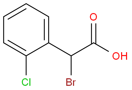 alpha-溴-2-氯苯乙酸化学结构式
