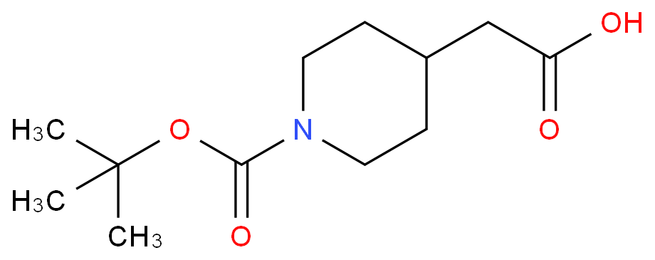 2-[1-[(2-methylpropan-2-yl)oxycarbonyl]piperidin-4-yl]acetic acid