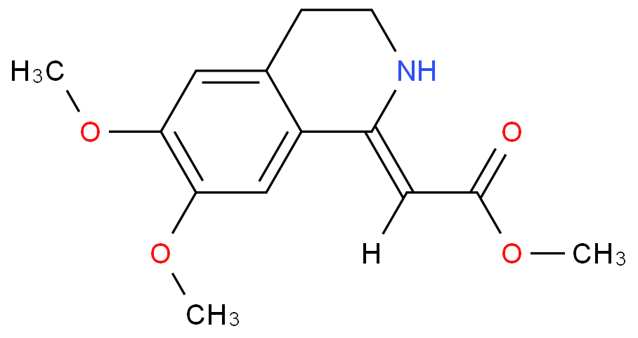 methyl (2Z)-2-(6,7-dimethoxy-3,4-dihydro-2H-isoquinolin-1-ylidene)acetate