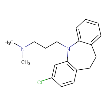 3-(2-chloro-5,6-dihydrobenzo[b][1]benzazepin-11-yl)-N,N-dimethylpropan-1-amine