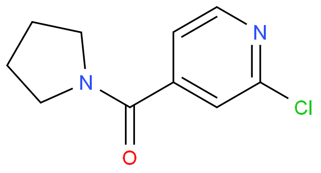 2-chloro-4-(pyrrolidin-1-ylcarbonyl)pyridine