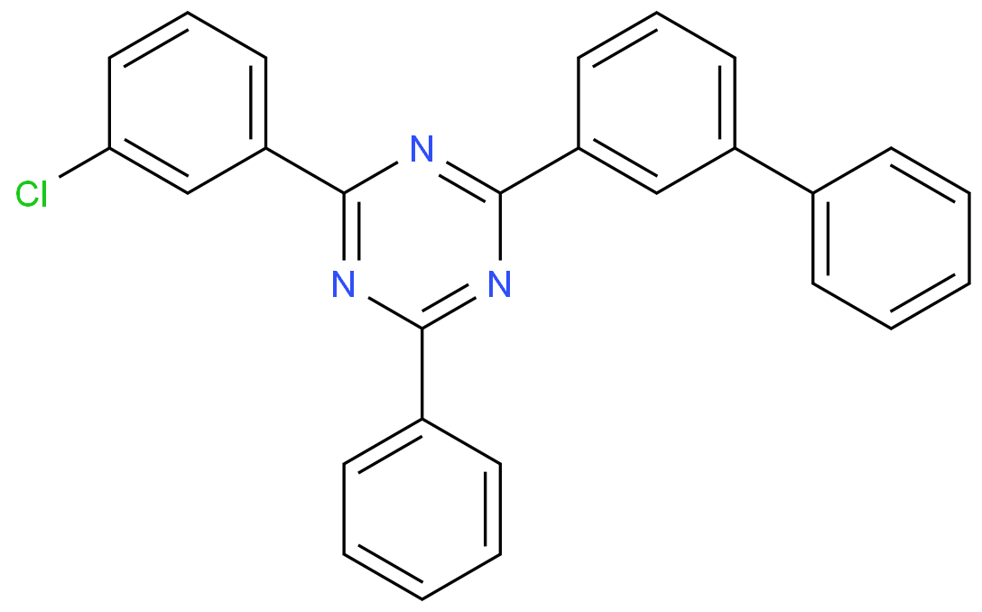 2-Biphenyl-3-yl-4-(3-chloro-phenyl)-6-phenyl-[1,3,5]triazine